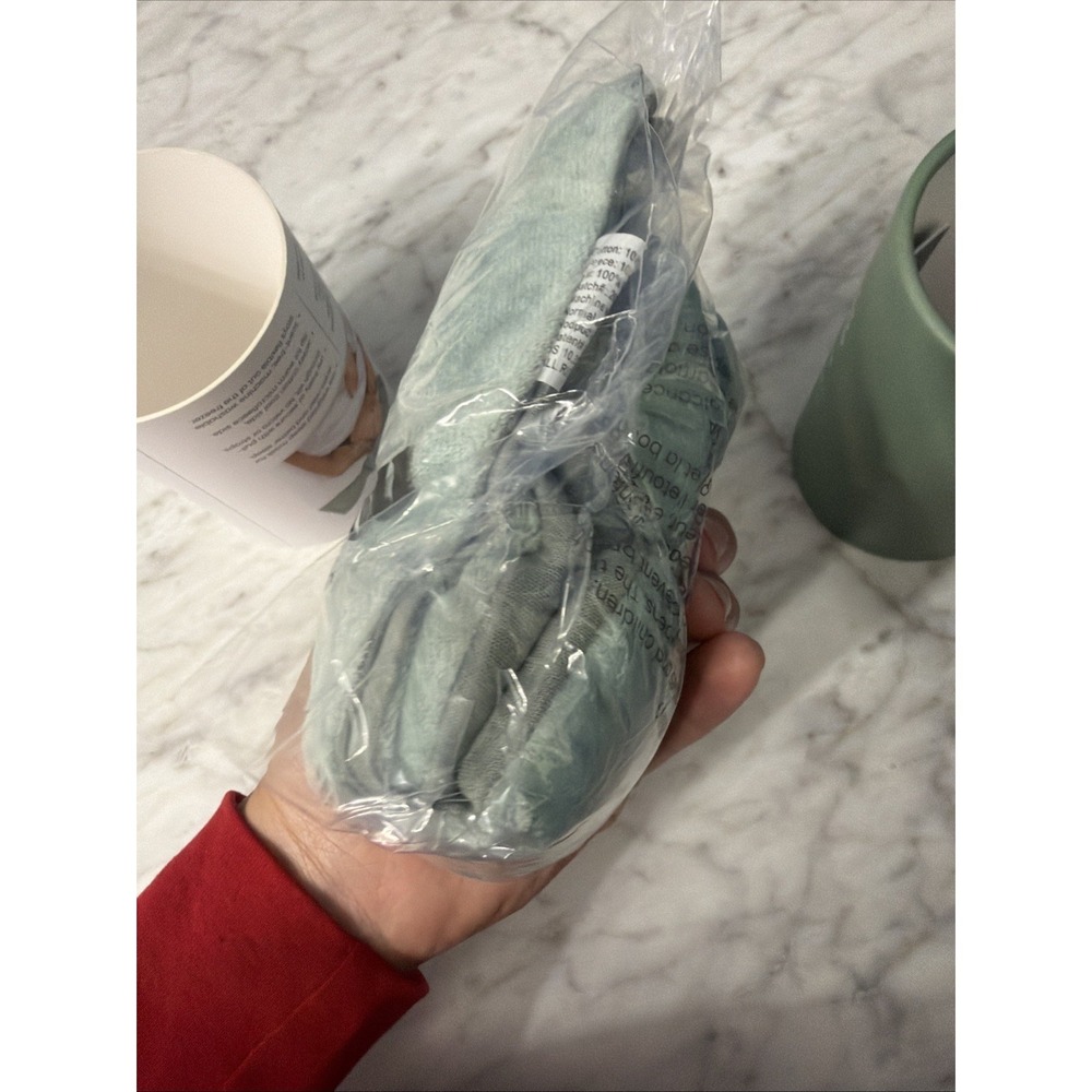 NODPOD - Weighted Blanket For Your Eyes Sleep Mask Sage Green NEW - Picture 10 of 12